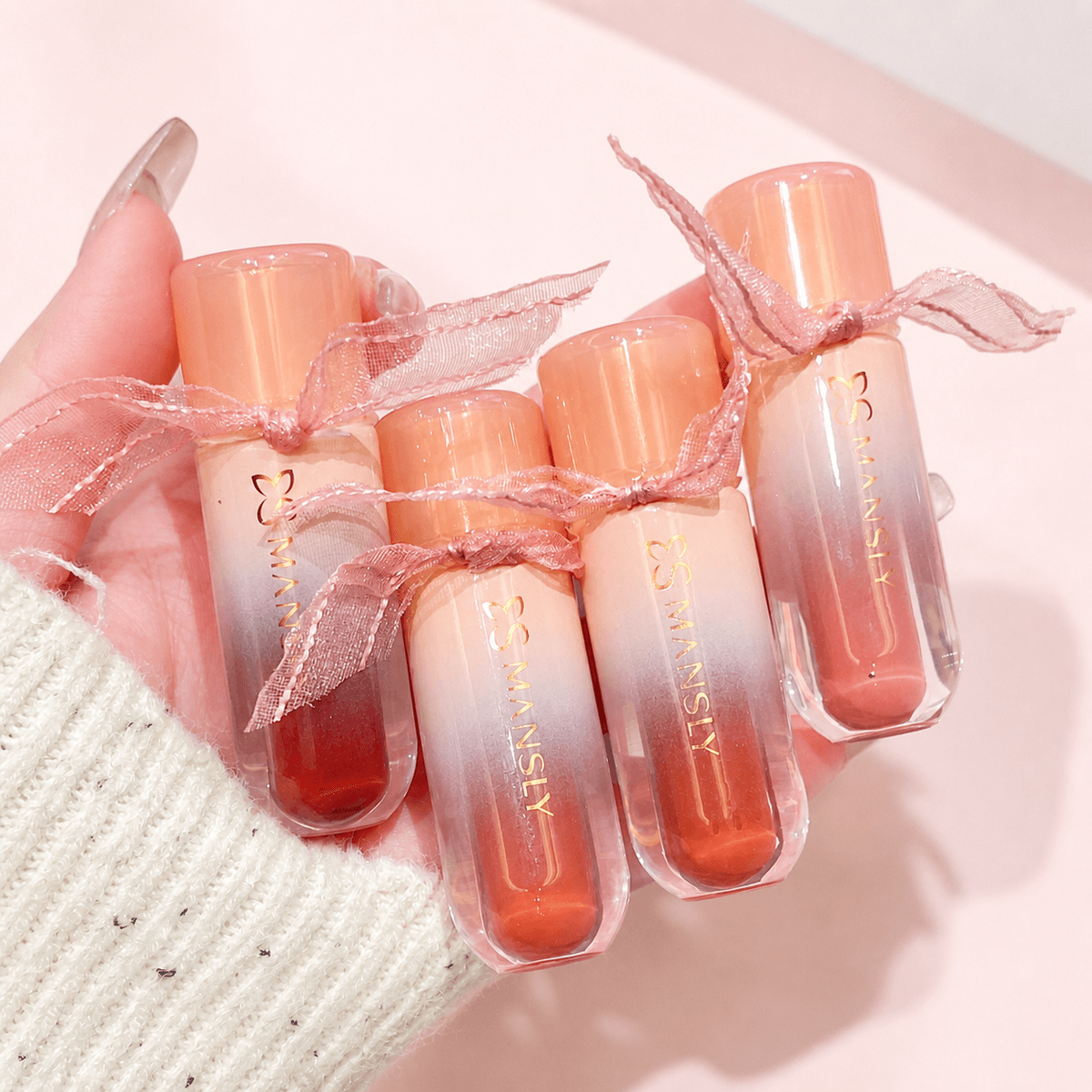 Mansly Sweet Bow Lip Gloss - Douyin Shop