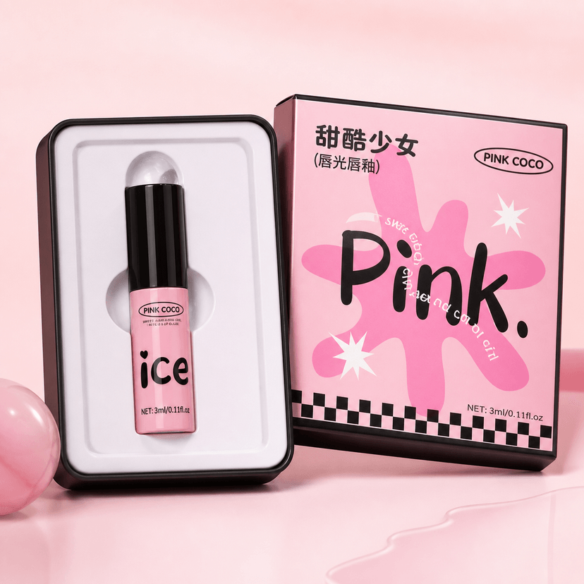 Pink Coco Sweet and Cool Girl Matte Lip Glaze - Douyin Shop product image 1