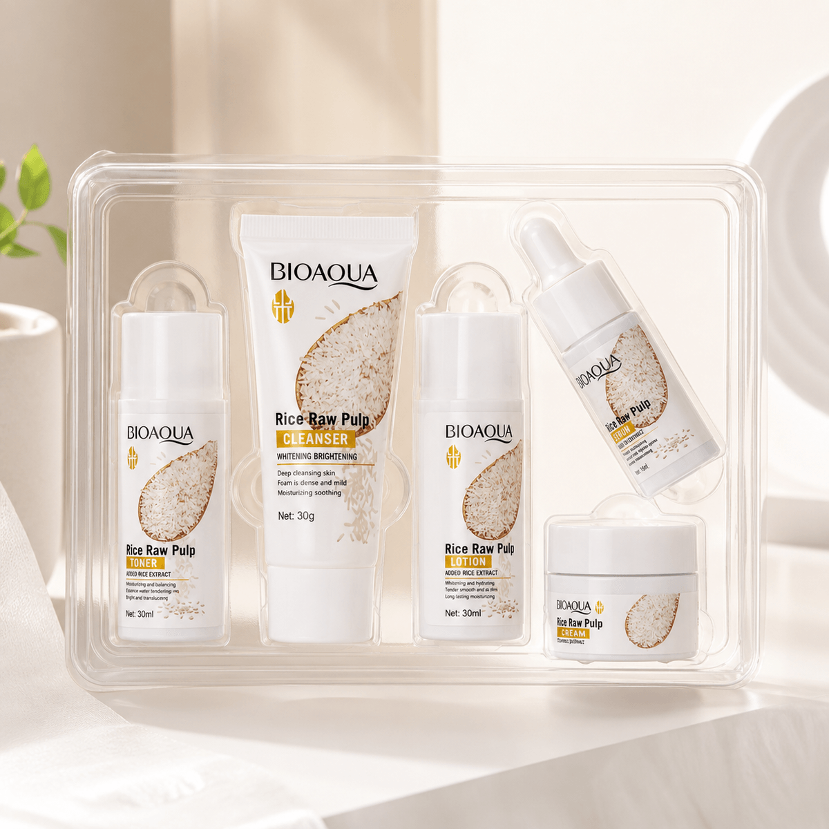 Rice Raw Pulp Travel Set - Douyin Shop