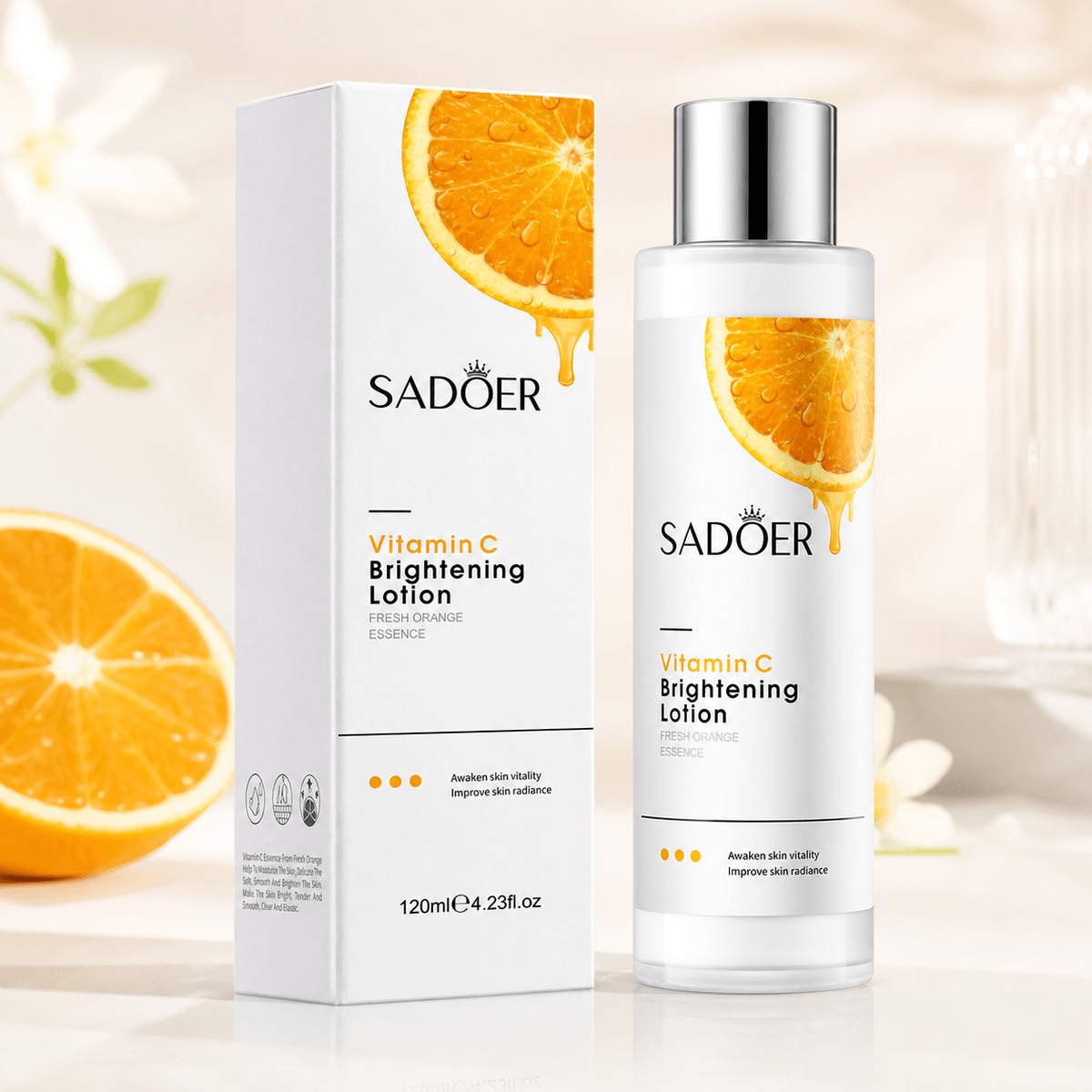 Sadoer Vitamin C Brightening Lotion 120ml - Douyin Shop
