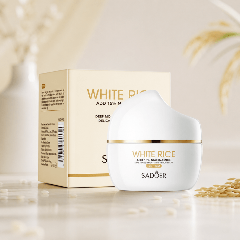 Sadoer White Rice 15% Niacinamide Cream 50g - Douyin Shop product image 1