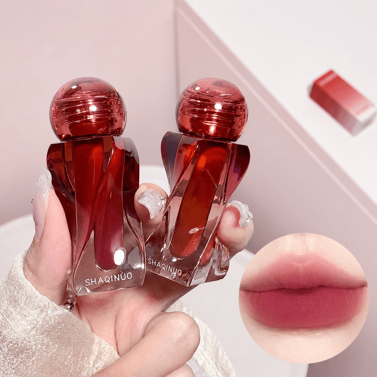 Shaqinuo Velvet Lip - Douyin Shop