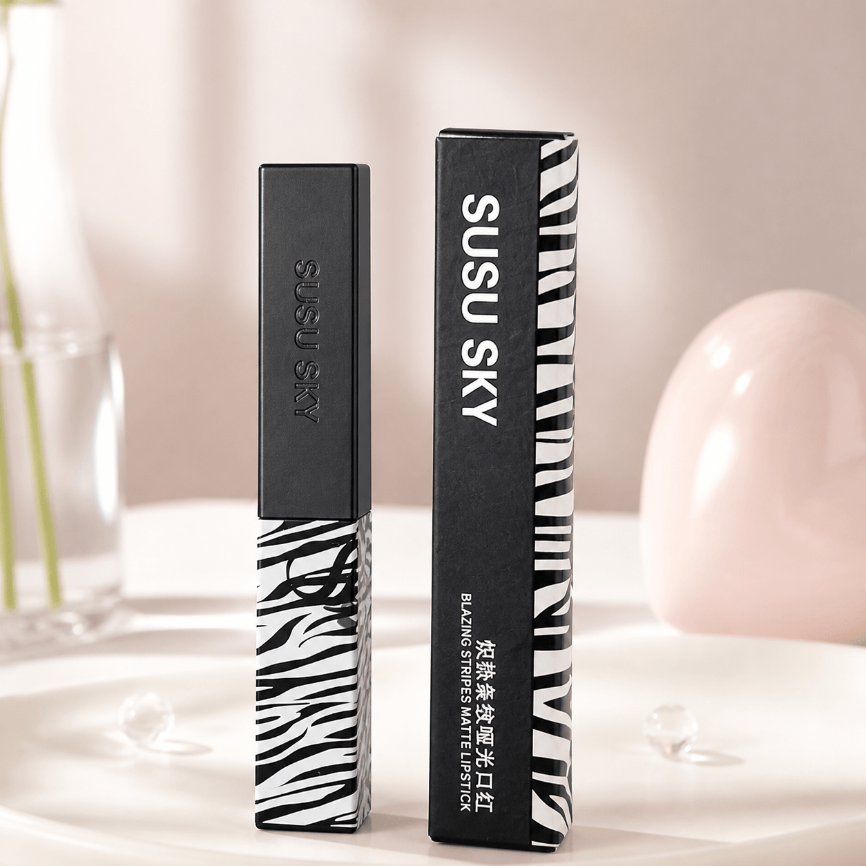 Susu Sky Blazing Stripes Matte Lipstick - Douyin Shop