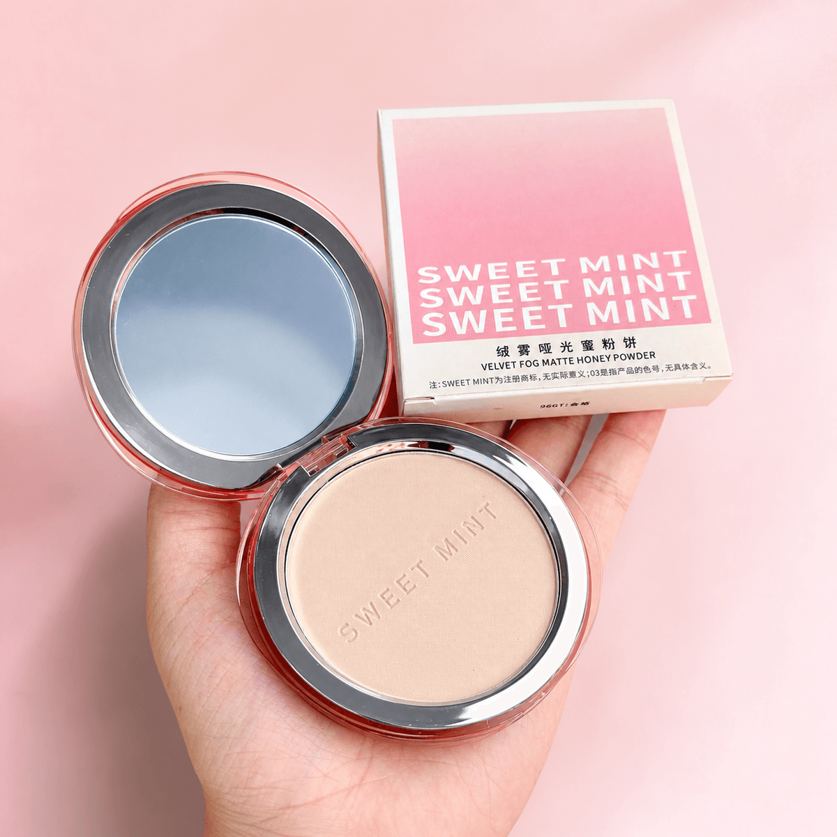 Sweet Mint Velvet Fog Matte Honey Compact Powder - Douyin Shop