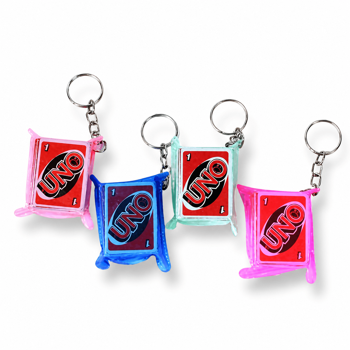 Uno Keychain with Playable cards inside (random colour) - Douyin Shop
