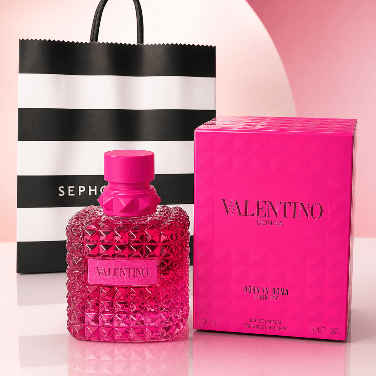 Valentino Donna Born in Roma Pink PP - Douyin Shop