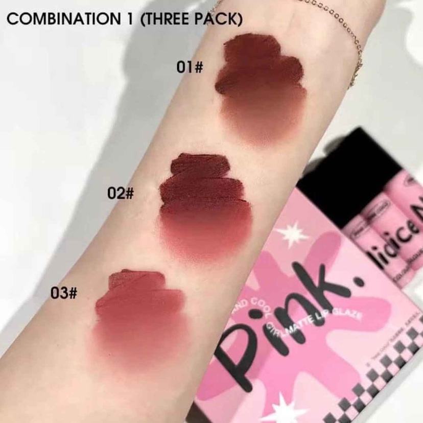 Pink Coco Sweet and Cool Girl Matte Lip Glaze - Douyin Shop product image 3