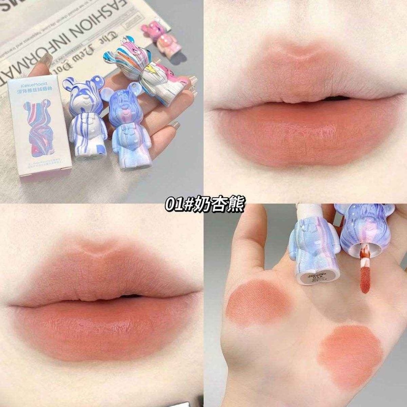 Keke Mood Fluid Bear Velvet Lip Glaze - Douyin Shop product image 4