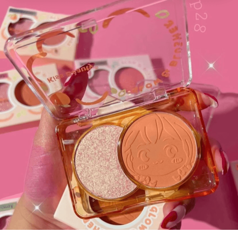 Kiss Beauty Two-Toned Blusher - Douyin Shop product image 3