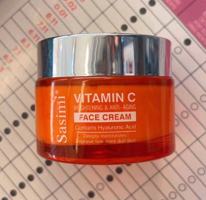 Sasimi Orange Vitamin C Brightening & Anti-Aging Night Cream 50g - Douyin Shop product image 2