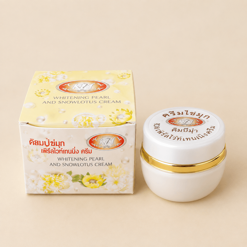 Kim Whitening Pearl and Snowlotus Cream for Face Whitening 7 days Quick Whitening Cream - Douyin Shop product image 1
