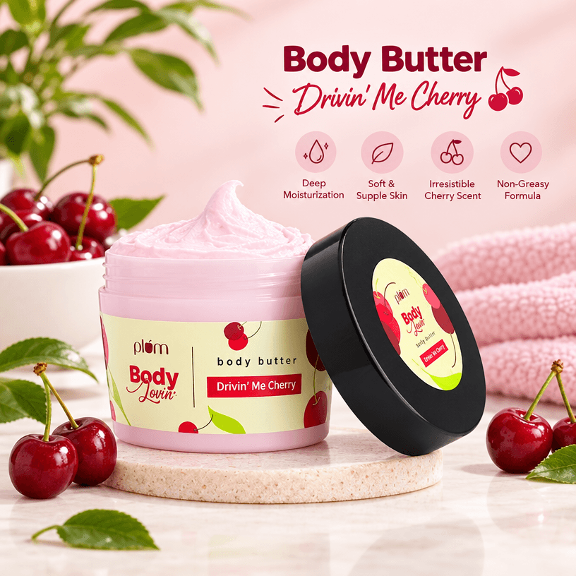 Plum BodyLovin Drivin’ Me Cherry Body Butter 200g - Douyin Shop product image 1