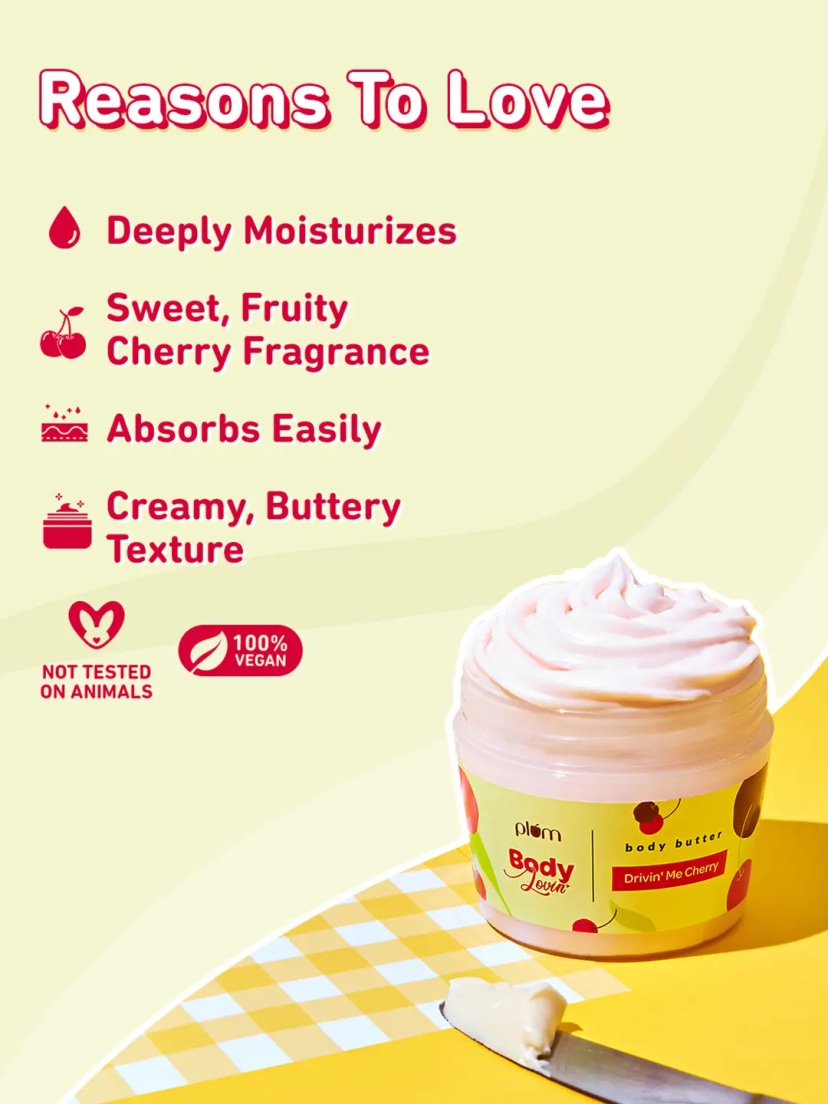 Plum BodyLovin Drivin’ Me Cherry Body Butter 200g - Douyin Shop product image 5