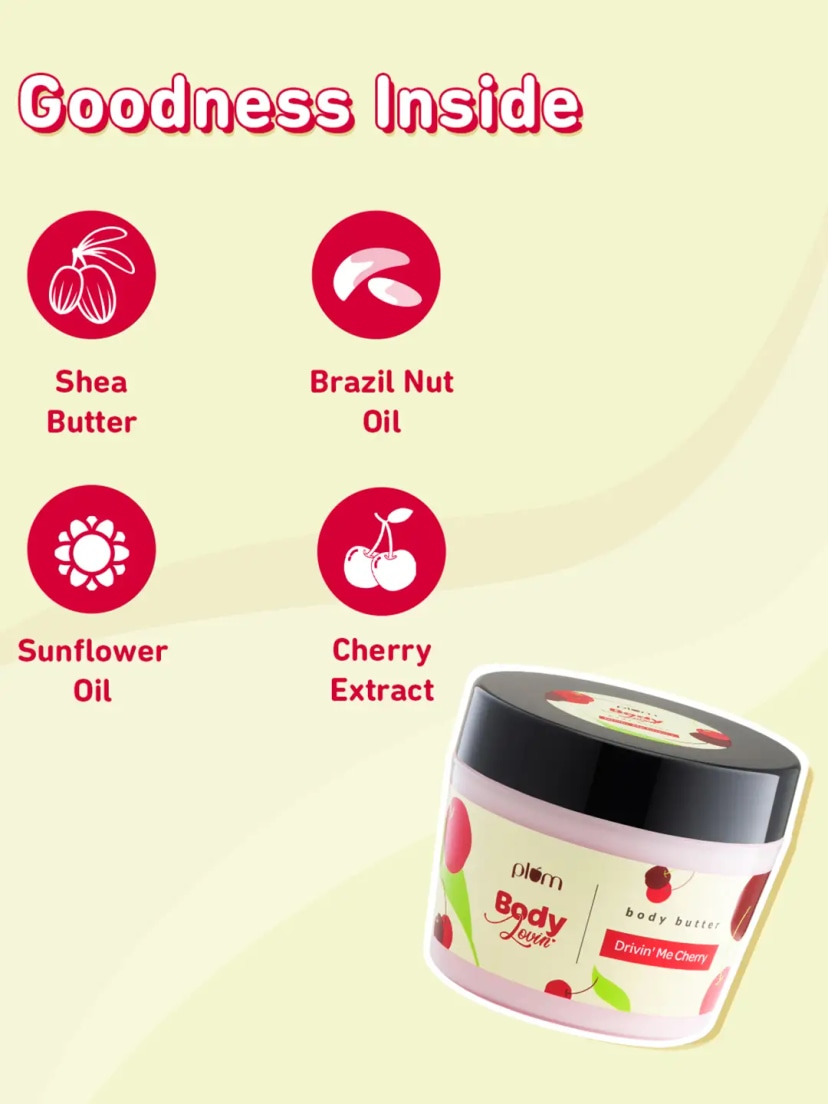 Plum BodyLovin Drivin’ Me Cherry Body Butter 200g - Douyin Shop product image 6