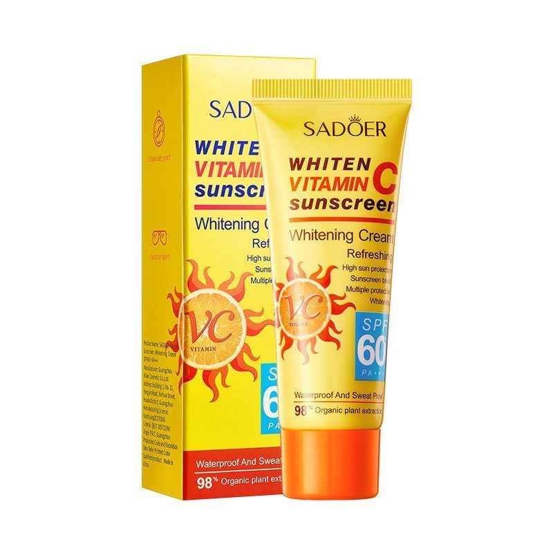 Sadoer Whiten Vitamin C Tone Up Sunscreen SPF 60 PA+++ 40g - Douyin Shop product image 2