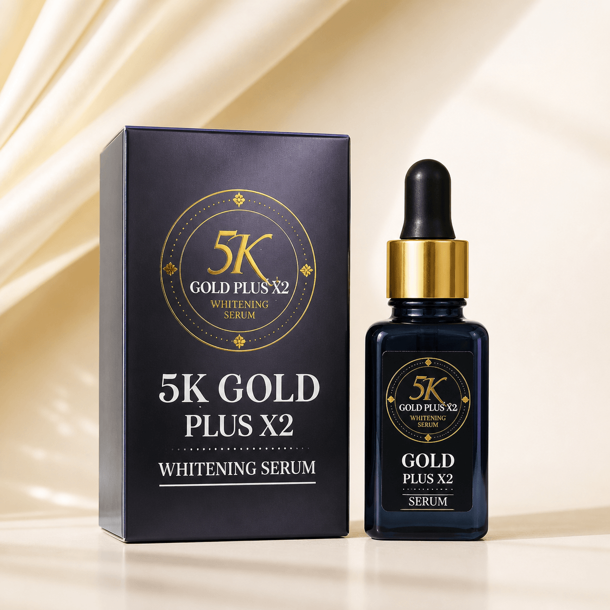 5k Plus Gold 2x Whitening Serum 30g - Douyin Shop