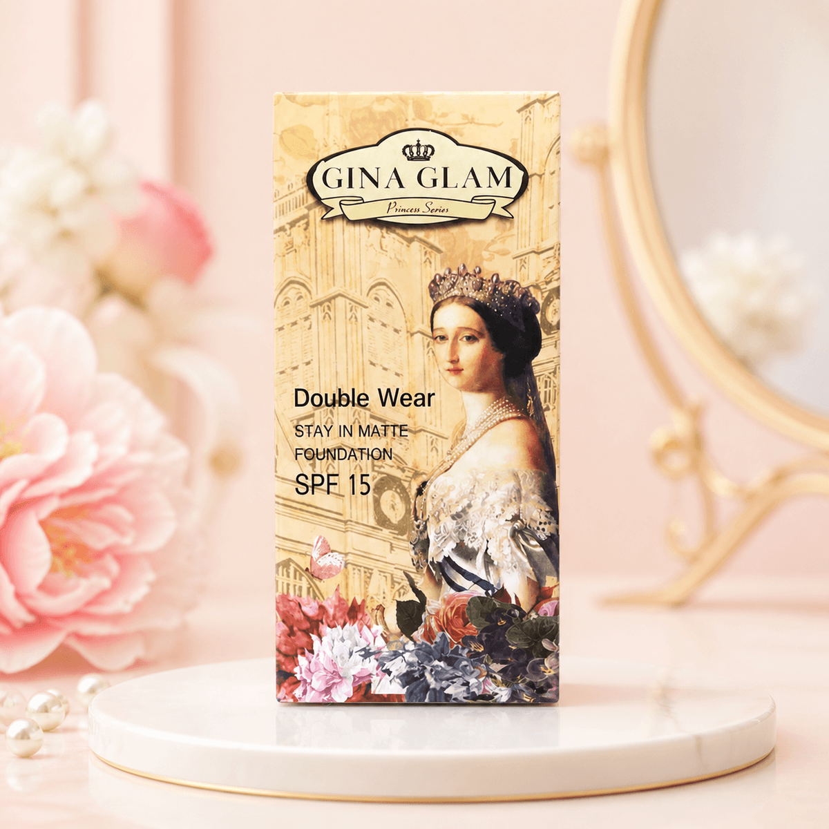 Gina Glam Double Wear Stay in Matte Foundation SPF 15 30ml - Douyin Shop