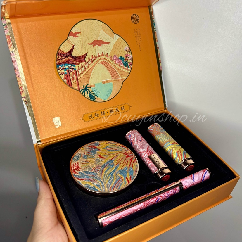 Mansly Gift Box (Includes Cushion Foundation, Two Lipsticks and Eyeliner) - Douyin Shop product image 14