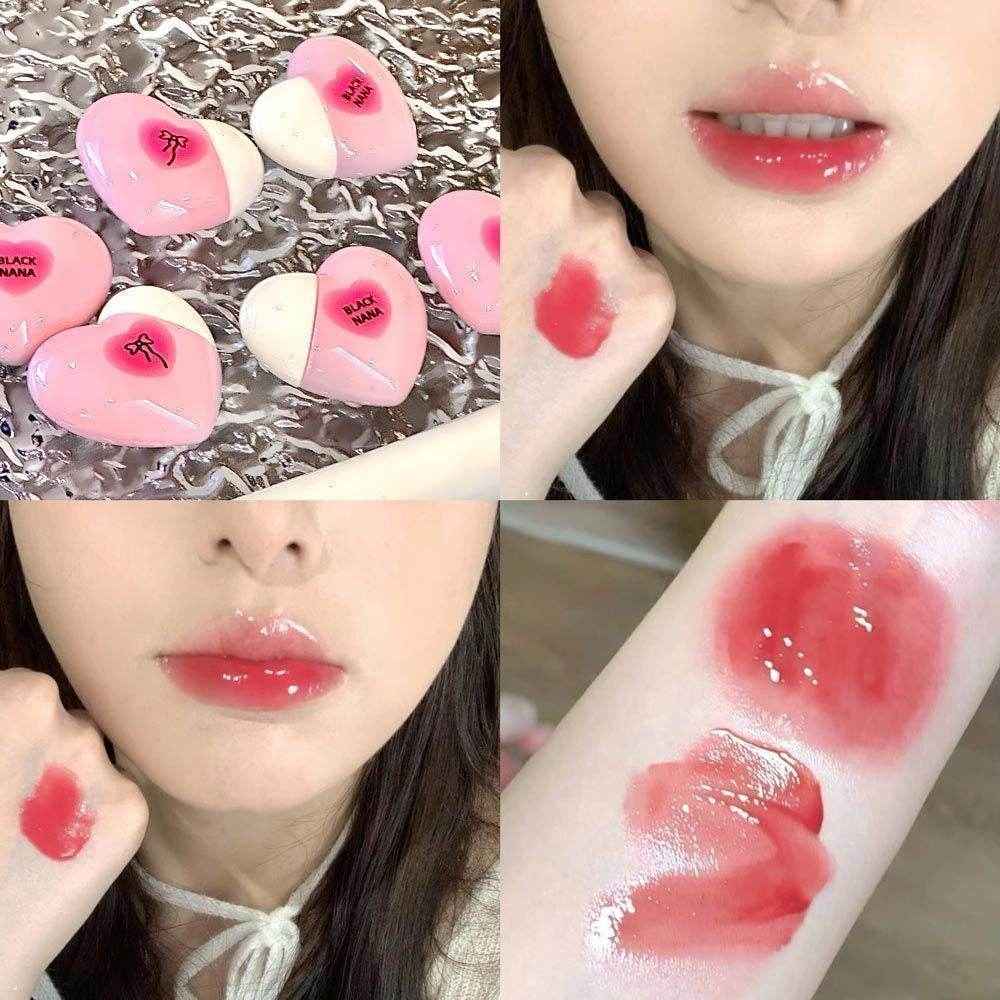 Black Nana Cupid Heart Lip Gloss - Douyin Shop