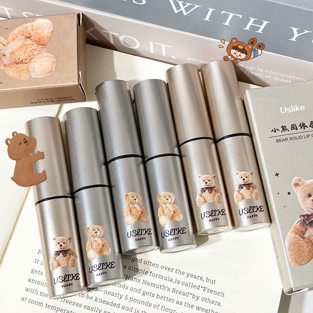 Uslike Bear Solid Lip Gloss - Douyin Shop