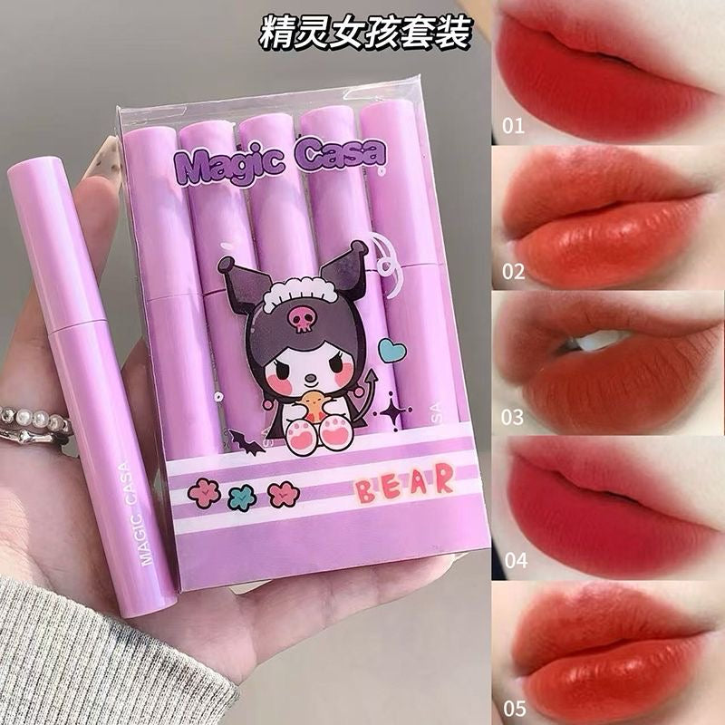 Magic Casa Matte Lip Gloss Set (5 pieces)