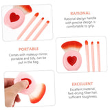 Heart Make-up Brush Set (4 pieces)