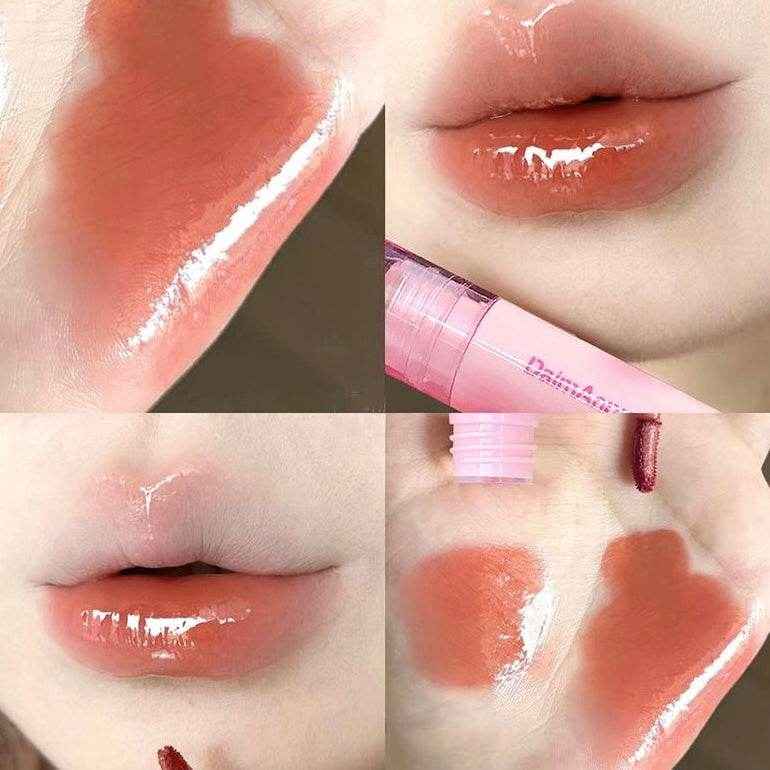Daimanpu Ice Transparent Butterfly Watery Lip Glaze - Douyin Shop