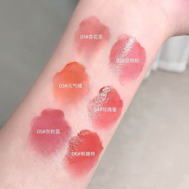Gege Bear Big Ice Bucket Translucent Lip Glaze - Douyin Shop