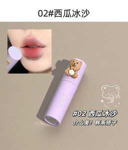 Cuodui Moe Bear Velvet Matte Lip Glaze Set (4 pieces)