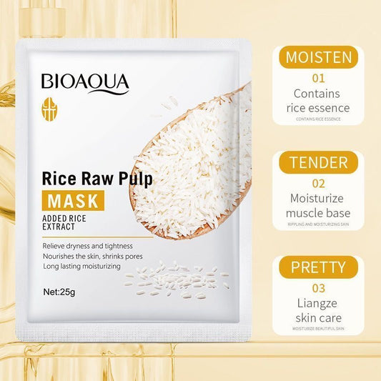 Bioaqua Rice Face Mask - Douyin Shop