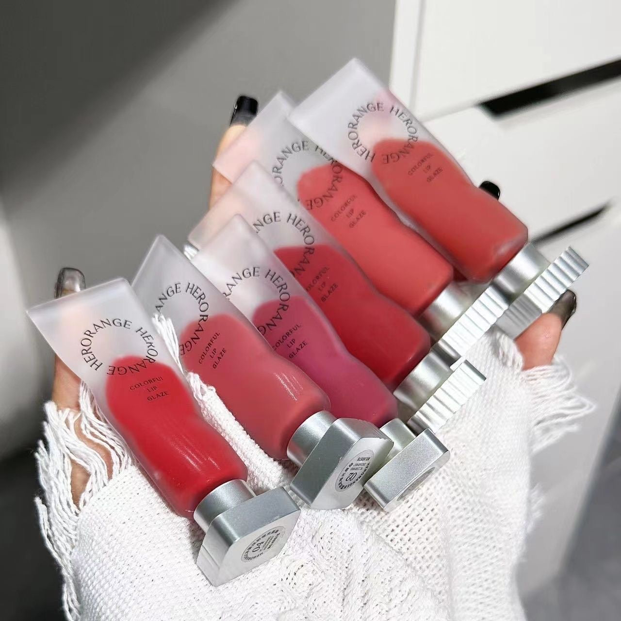 Herorange Ice Mist Velvet Lip Glaze - Douyin Shop