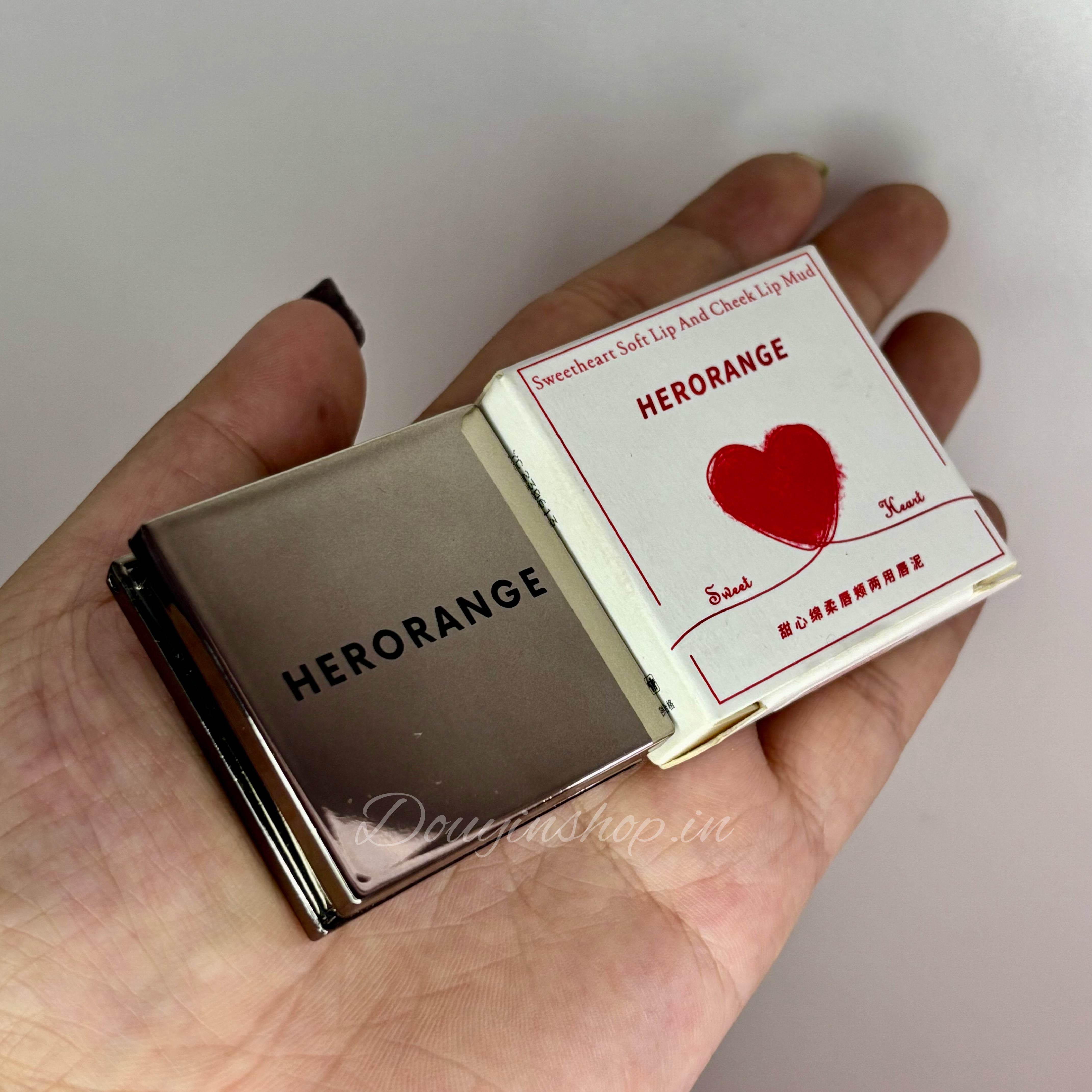 Herorange Sweetheart Soft Lip and Cheek Mud - Douyin Shop