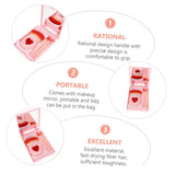 Heart Make-up Brush Set (4 pieces)