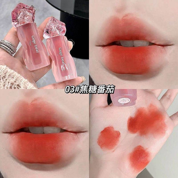 Gege Bear Velvet Mist Cream Lip Mud - Douyin Shop
