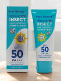 Kiss Beauty Insect Repellent 2 in 1 High Protection Sunscreen SPF 50 PA+++ UVA UVB (tone up) 60ml