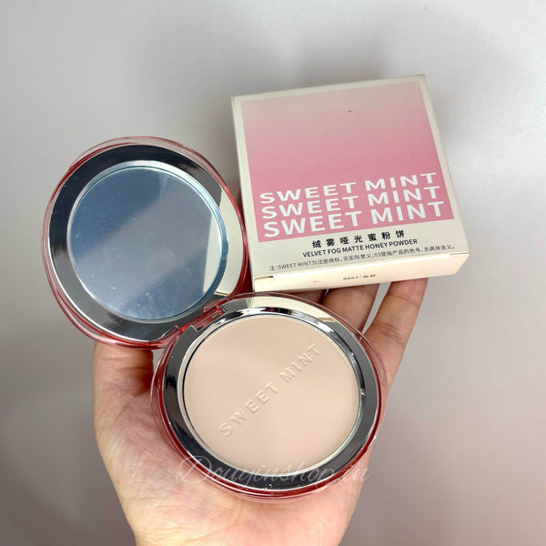 Sweet Mint Velvet Fog Matte Honey Compact Powder - Douyin Shop