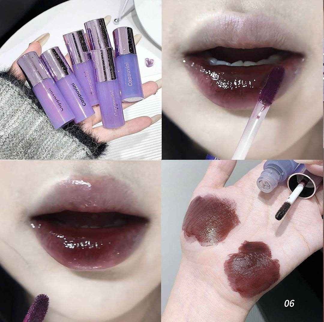 Cappuvini Whisking Snow Flow Purple Lip Glaze - Douyin Shop