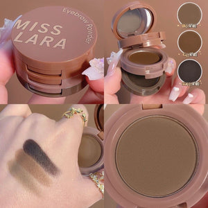 Miss Lara Three Tier Eyebrow Powder with Mirror