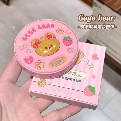 Gege Bear 3D Oil-Control Compact Setting Powder