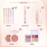 Hivi Make-up Set (4 lip, eyebrow liner with brush, concealer, blush, eyeshadow palette)