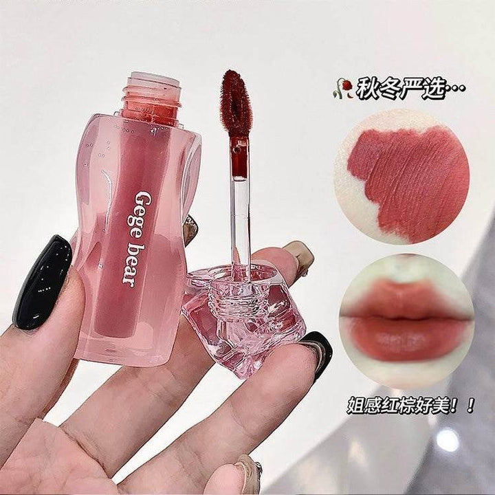 Gege Bear Velvet Mist Cream Lip Mud - Douyin Shop