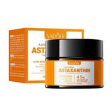 Sadoer Astaxanthin Antioxidant Brightening Ultra Moisturizing Facial Cream 45% Hyaluronic Acid with Squalane 60g