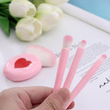 Heart Make-up Brush Set (4 pieces)
