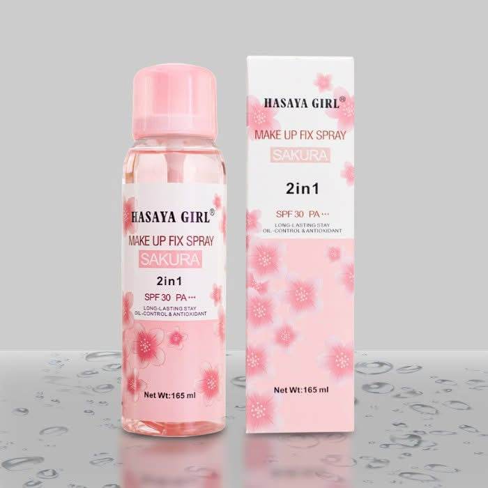 Hasaya Girl Make-up Fix Spray with Spf 30 PA+++ - Douyin Shop