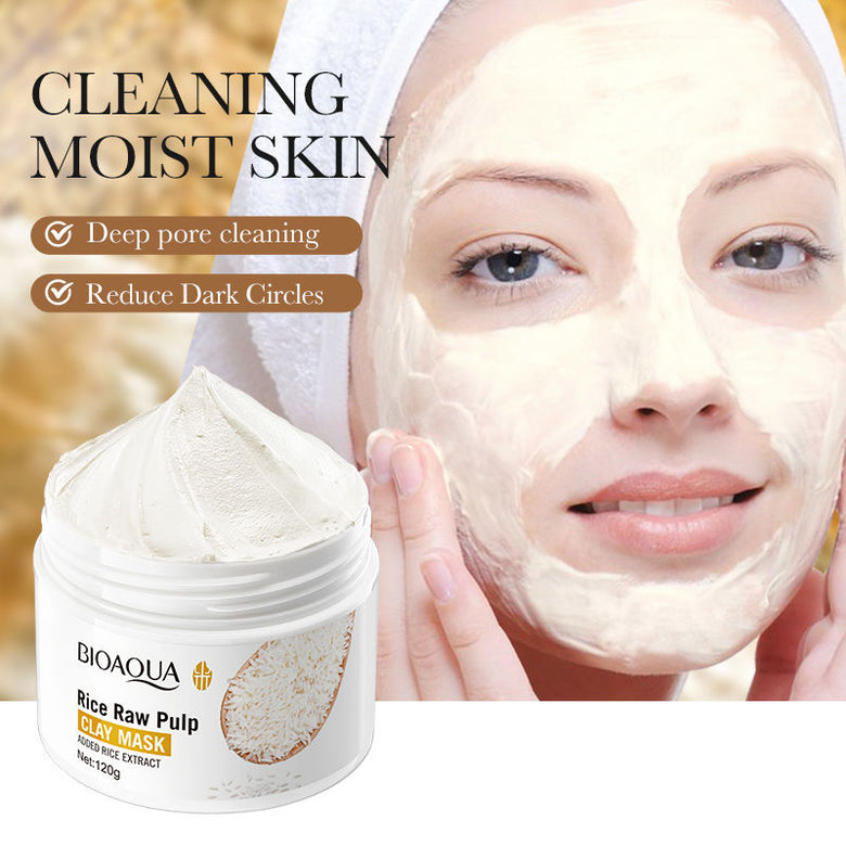 Bioaqua Rice Raw Pulp Clay Mask - Douyin Shop