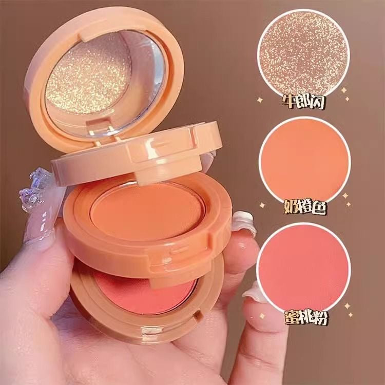 Eyeshadow, Blusher & Highlighter Combo (with mirror)