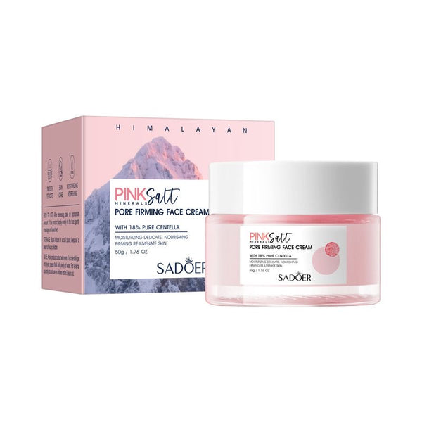 Sadoer Pink Salt Pore Firming Face Cream with 18% pure centella 50g