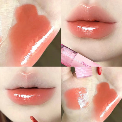 Daimanpu Ice Transparent Butterfly Watery Lip Glaze