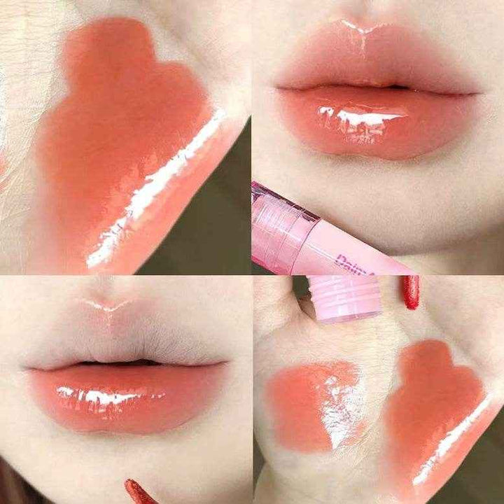 Daimanpu Ice Transparent Butterfly Watery Lip Glaze - Douyin Shop