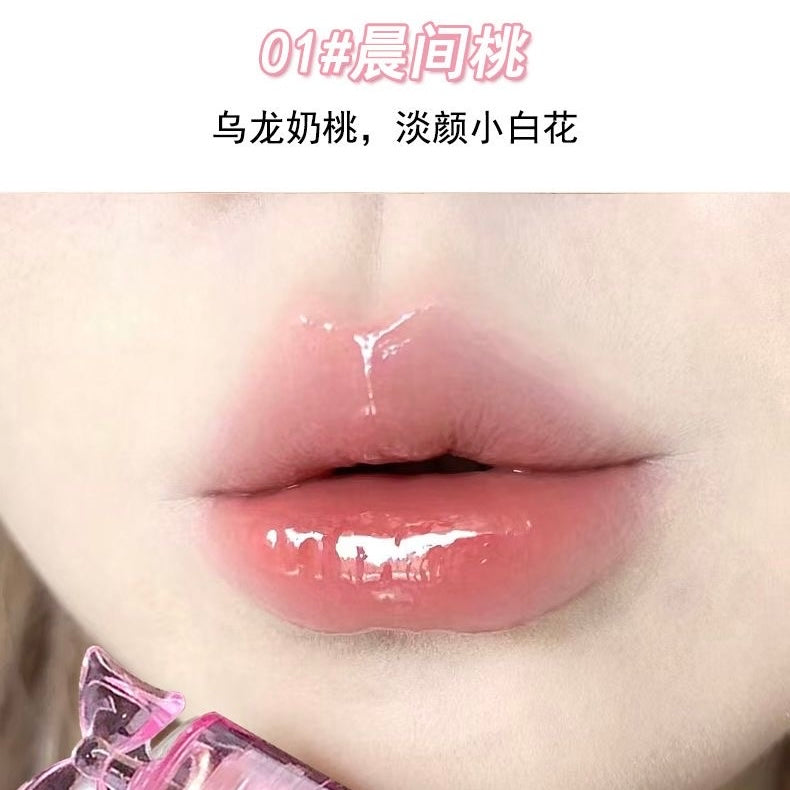 Daimanpu Ice Transparent Butterfly Watery Lip Glaze